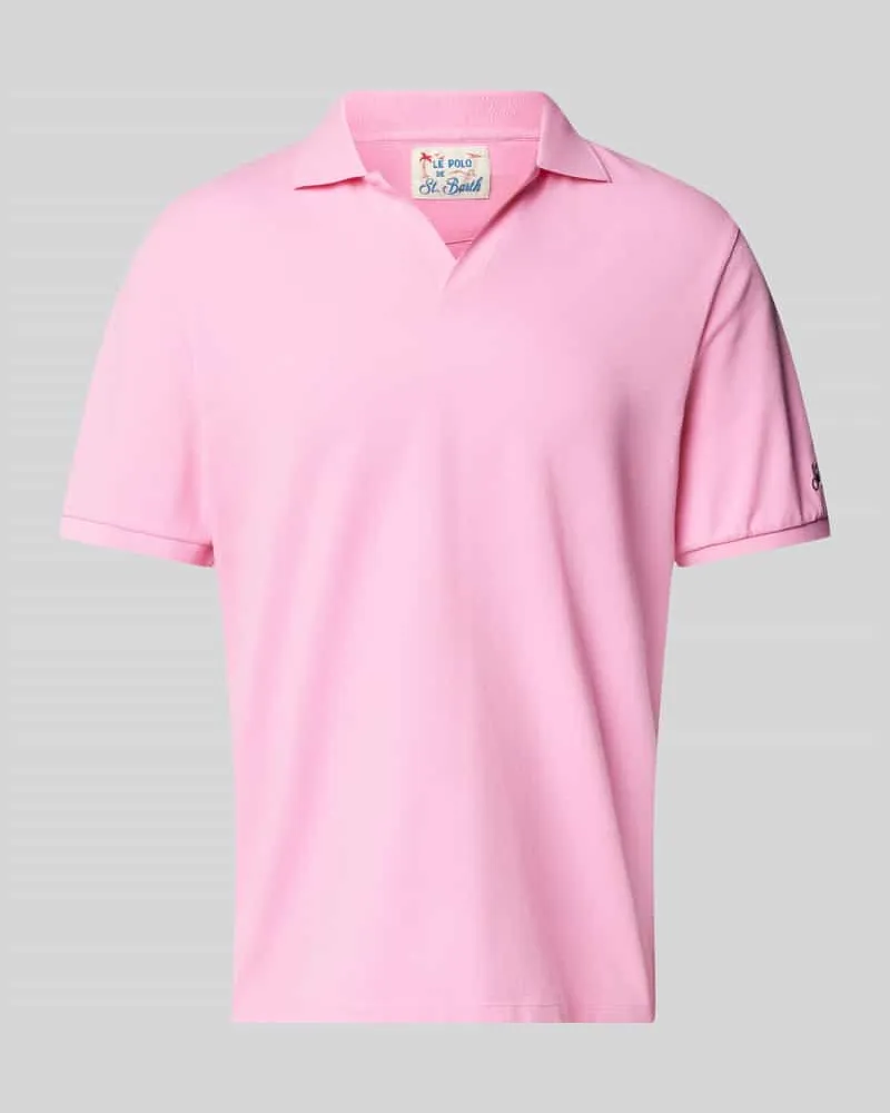 MC2 Saint Barth Regular Fit Poloshirt mit V-Ausschnitt Modell 'CHARLES 