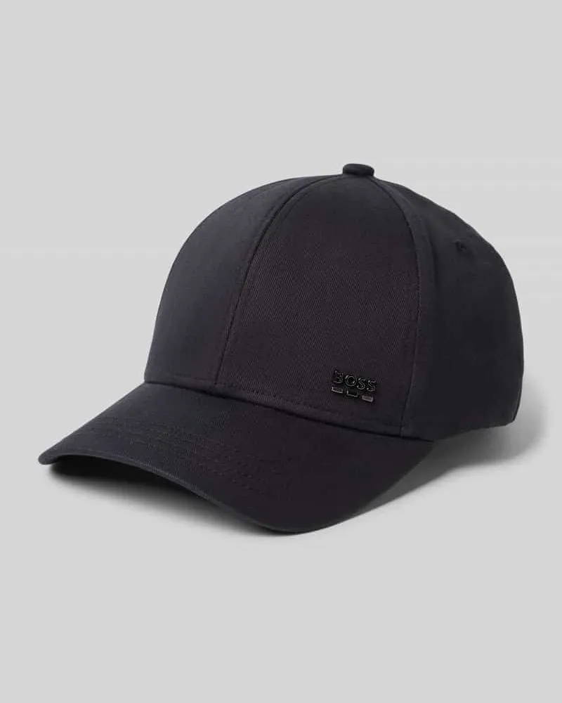 HUGO BOSS Basecap aus reiner Baumwolle Modell 'ZED--ME Black