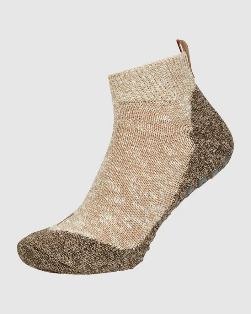 Falke Haussocken aus Baumwollmischung Modell Lodge Homepad Beige