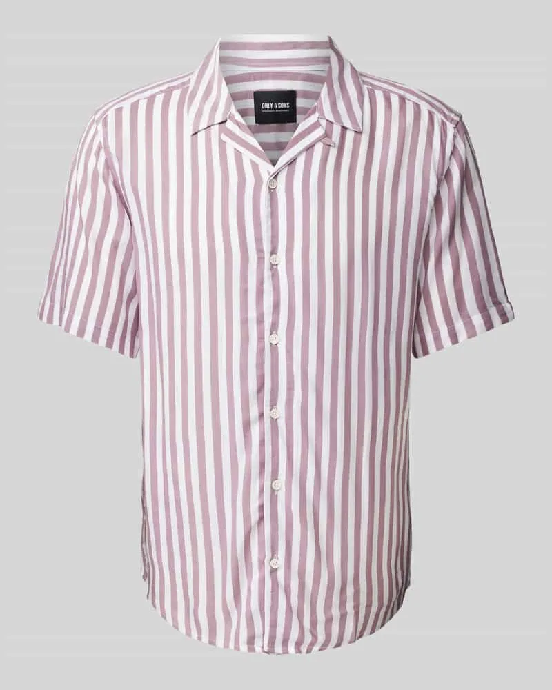 Only & Sons Freizeithemd aus Viskose mit Reverskragen Modell 'WAYNE 