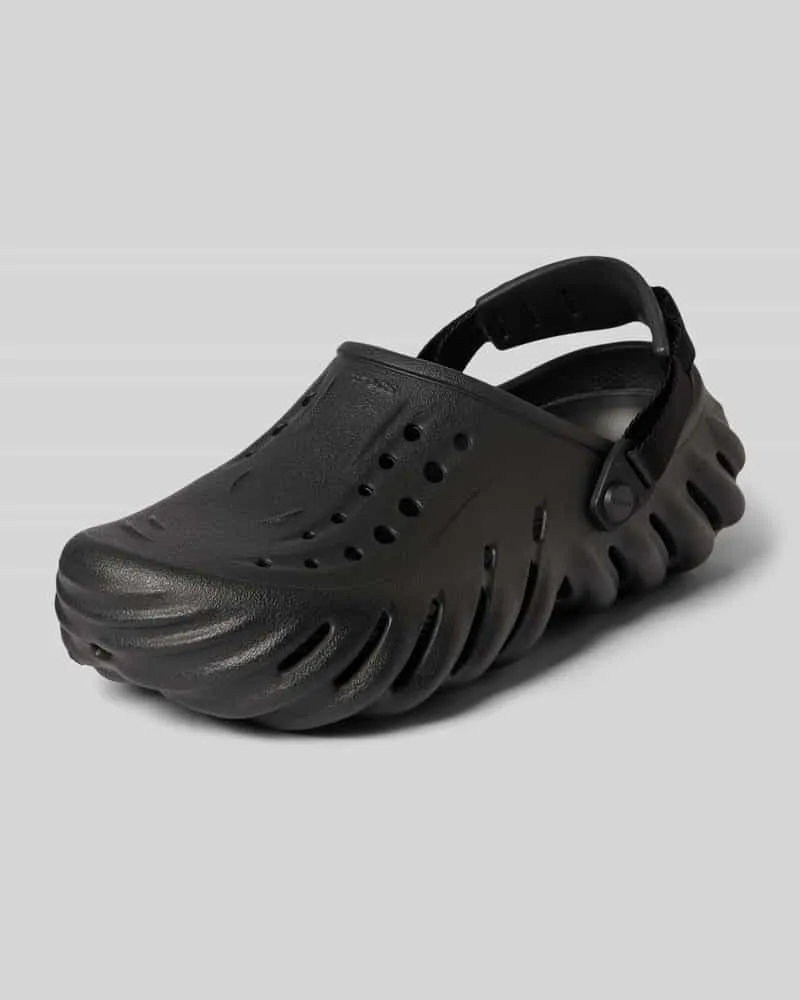 Crocs Clogs mit verstellbarem Riemen Modell 'Echo Black