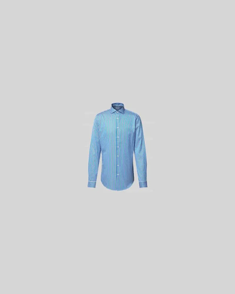 JAKE*S Slim Fit Businesshemd in Premiumqualität mit extra langem Arm