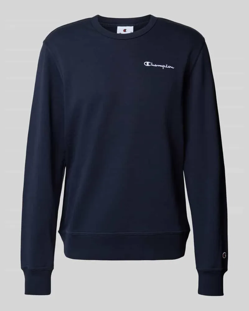 Champion Sweatshirt mit Label-Stitching 