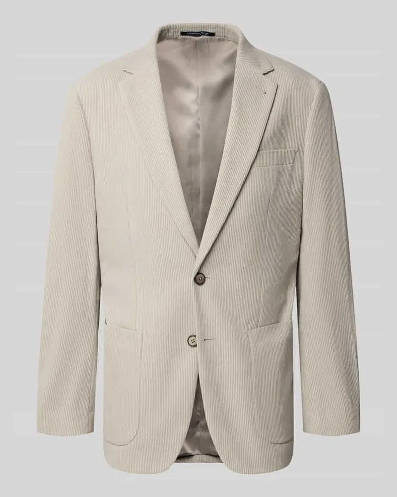 Christian Berg Regular Fit Sakko in Cord-Optik Beige