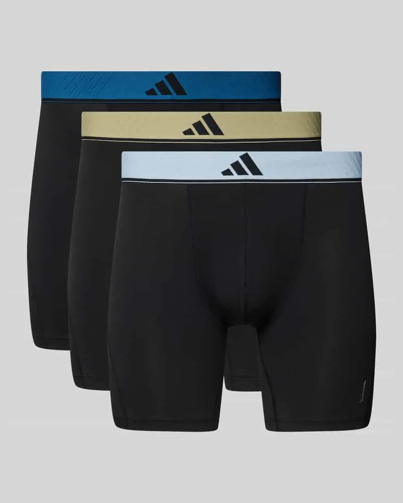 adidas Trunks im 3er-Pack mit elastischem Logo-Bund Black