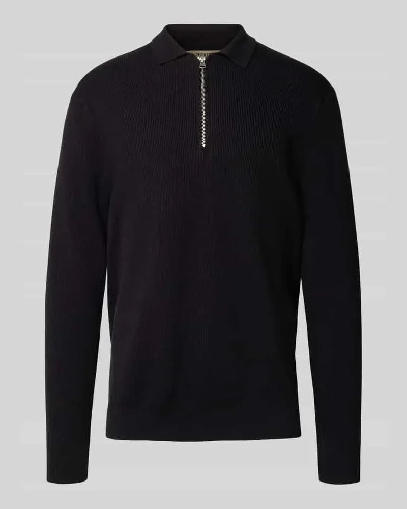 Only & Sons Regular Fit Strickpullover aus Baumwoll-Mix Modell 'PHIL 