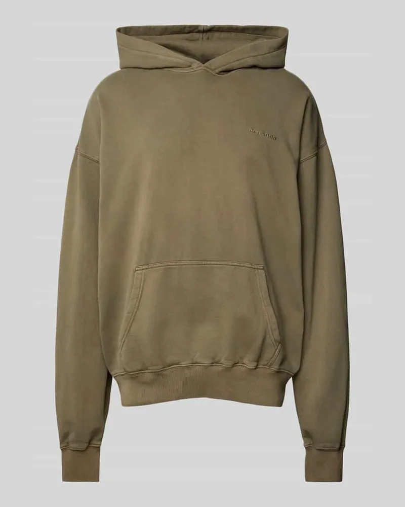 PEGADOR Oversized Hoodie mit Label-Stitching 