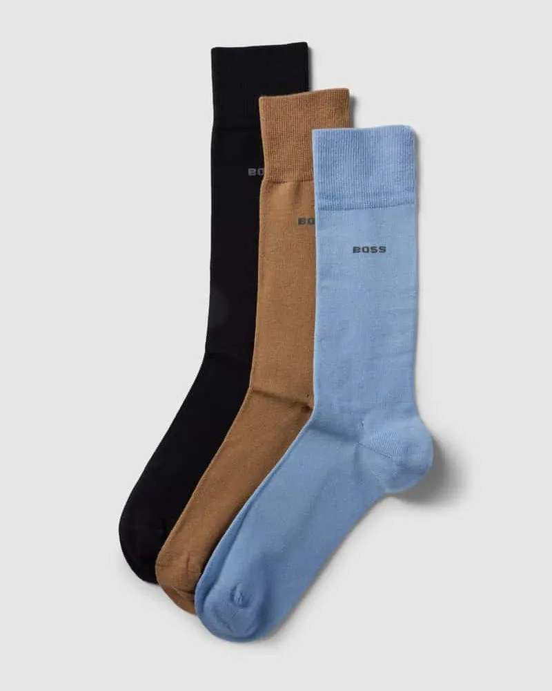 HUGO BOSS Socken mit Label-Detail im 3er-Pack 