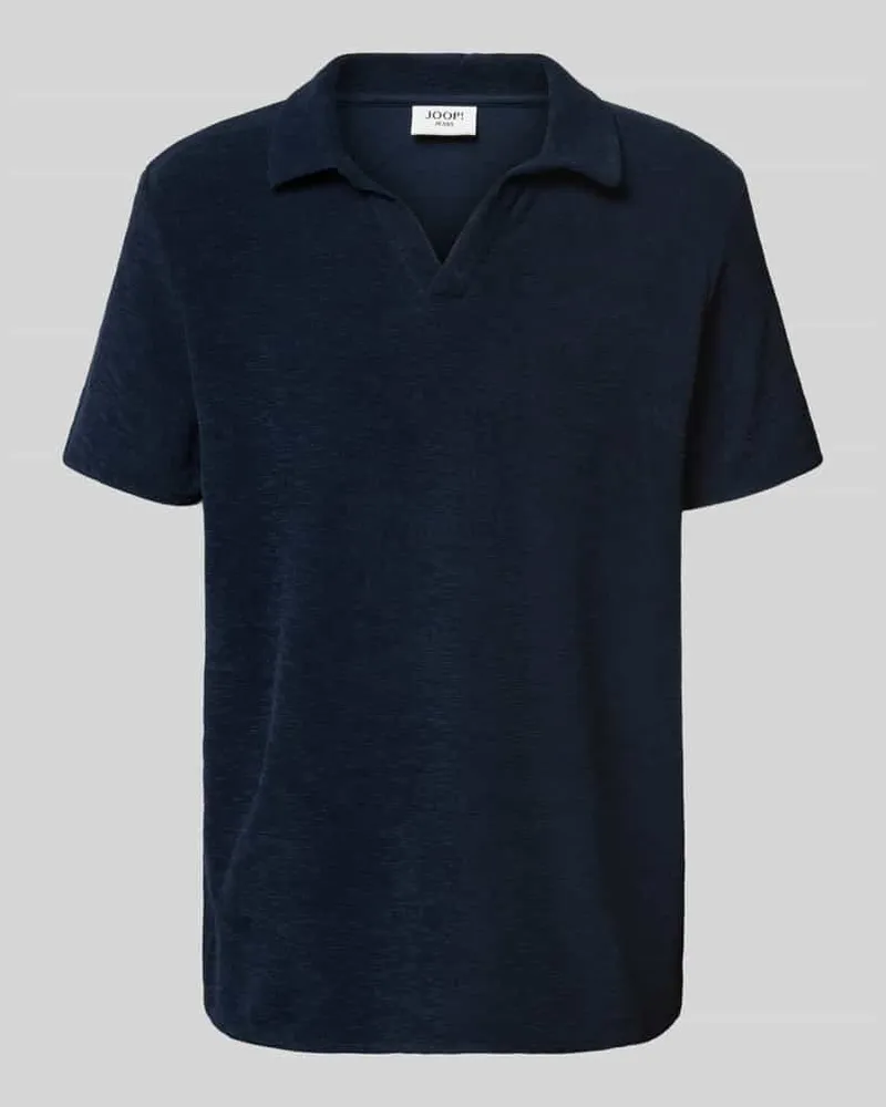 JOOP! Regular Fit Poloshirt mit V-Ausschnitt Modell 'Antal Marine