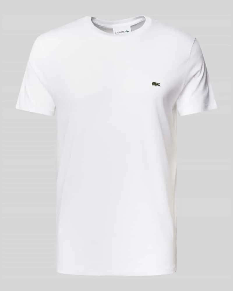 Lacoste T-Shirt mit Rundhalsausschnitt Modell 'Supima 