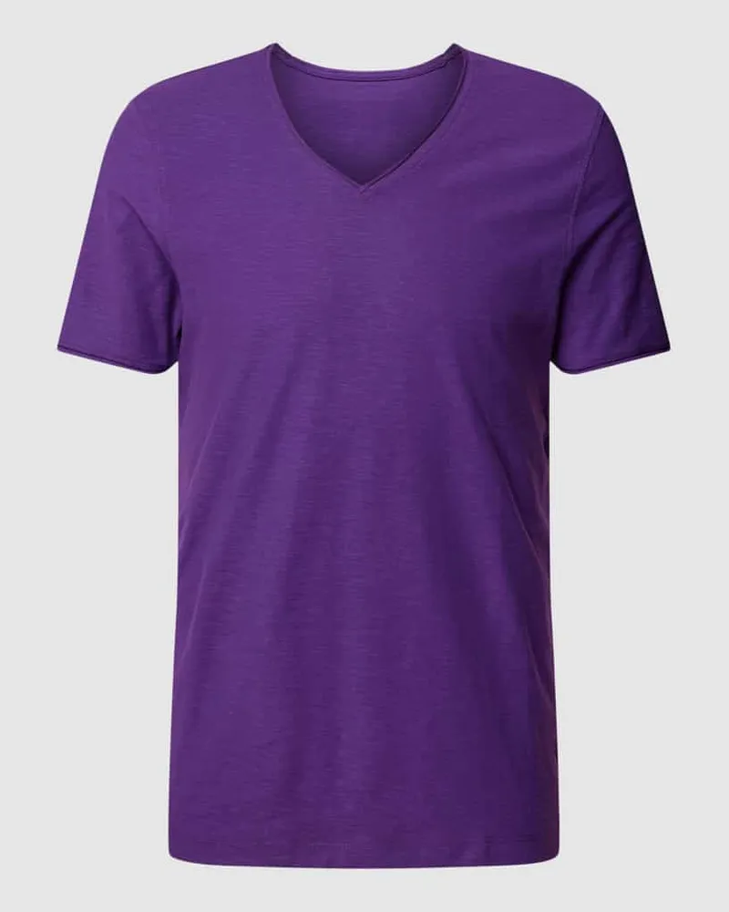 McNeal T-Shirt mit V-Ausschnitt Purple