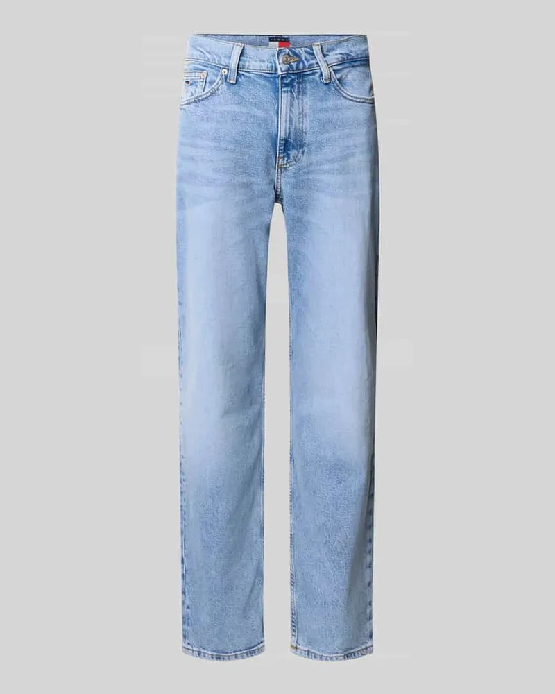 Tommy Hilfiger Slim Fit Straight Leg Jeans aus Baumwollmix Modell 'RYAN Hellblau