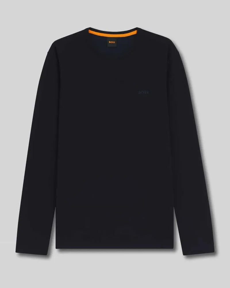 HUGO BOSS Regular Fit Longsleeve mit Waffelstruktur Modell 'TEMPESTO 