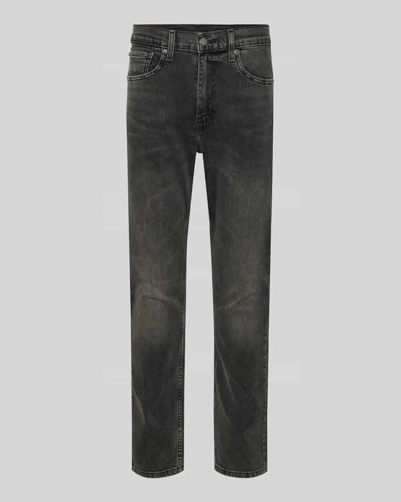 Levi's Slim Fit Jeans aus Baumwoll-Mix Modell '515 Black