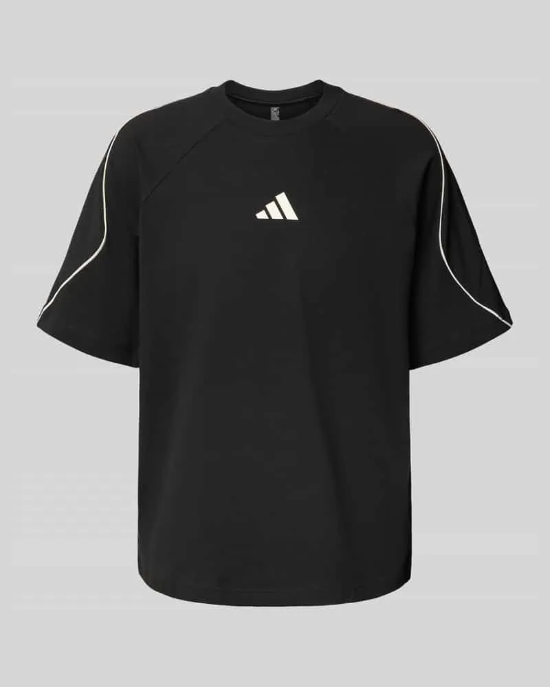 adidas T-Shirt mit Label-Print 