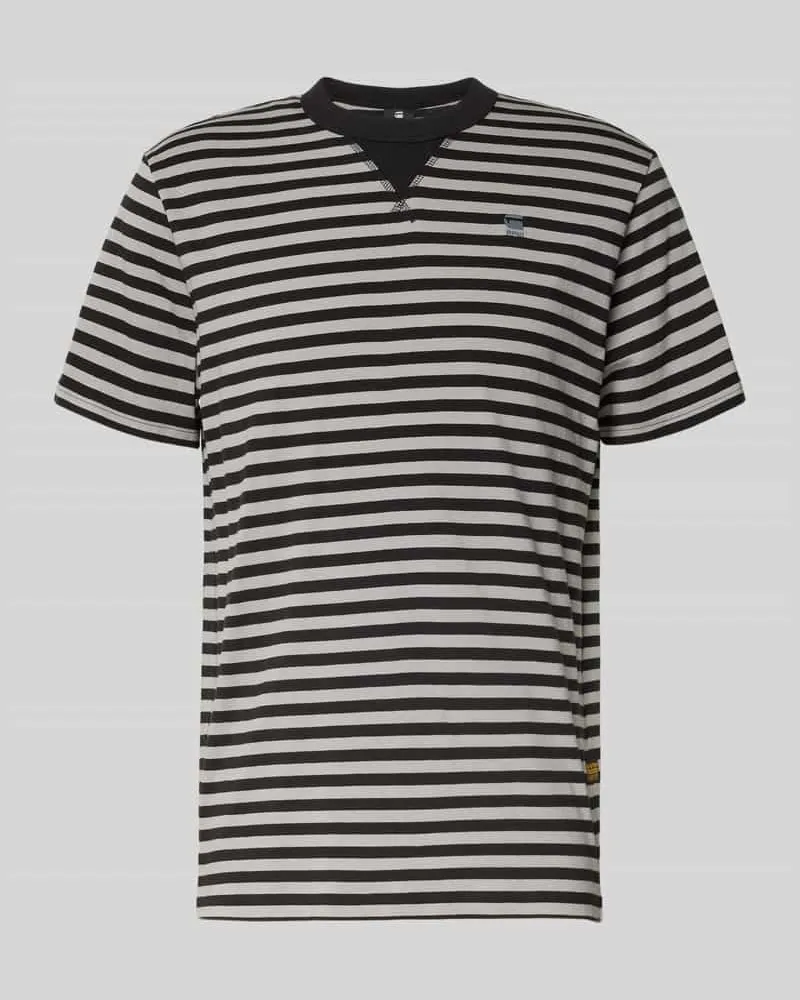 G-STAR RAW T-Shirt mit Label-Stitching Modell 'Nifous 