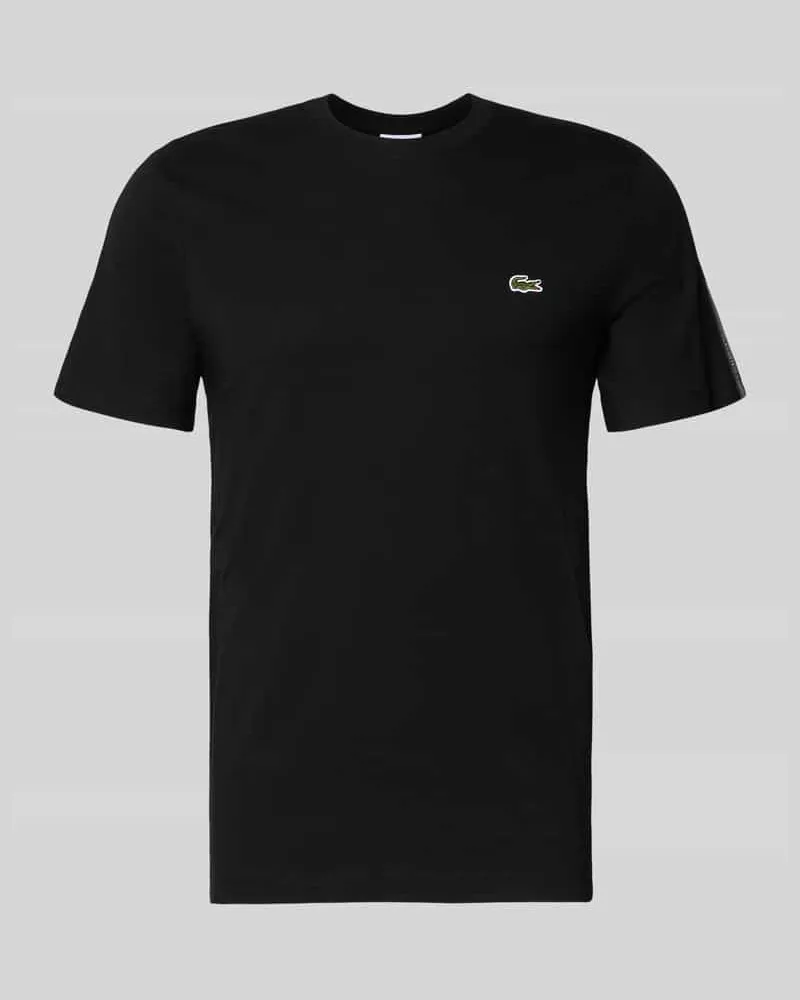 Lacoste Regular Fit T-Shirt aus reiner Baumwolle Black