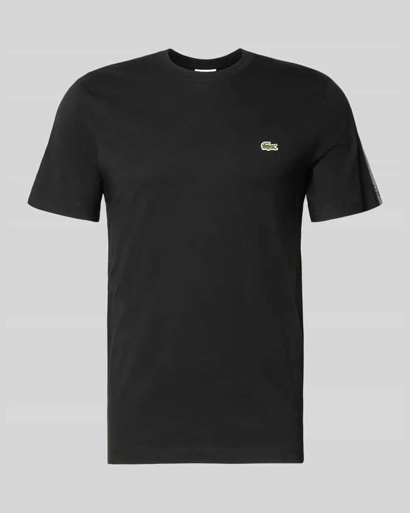 Lacoste Regular Fit T-Shirt aus reiner Baumwolle Black