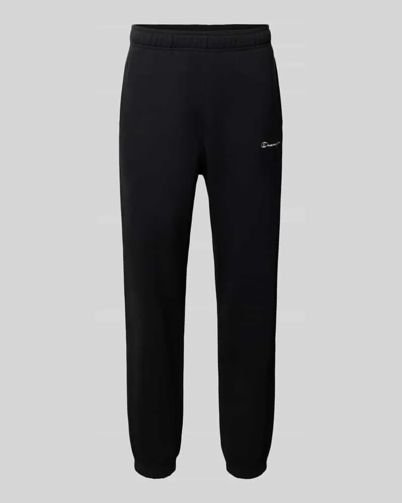 Champion Sweatpants mit Label-Stitching Modell 'ICONS Black