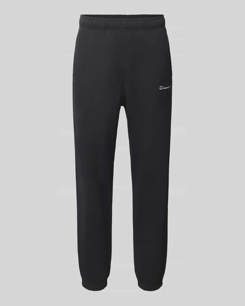 Champion Sweatpants mit Label-Stitching Modell 'ICONS Black