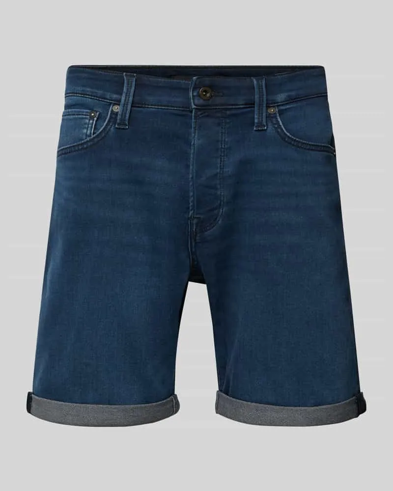 Jack & Jones Regular Fit Jeansshorts im 5-Pocket-Design Modell 'RICK 