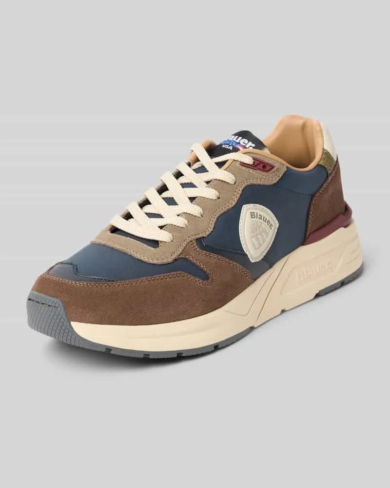 Blauer Sneaker mit Schnürverschluss Modell 'RAY 