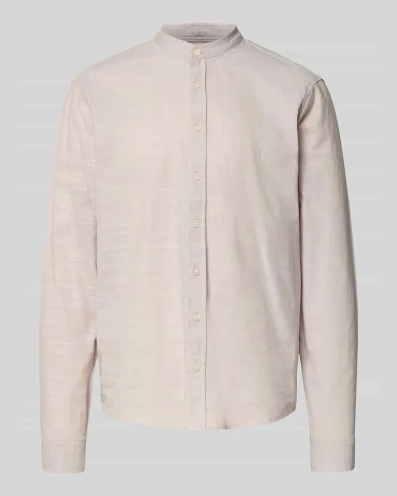 Blend Regular Fit Freizeithemd aus reiner Baumwolle Modell 'DARIS Sand