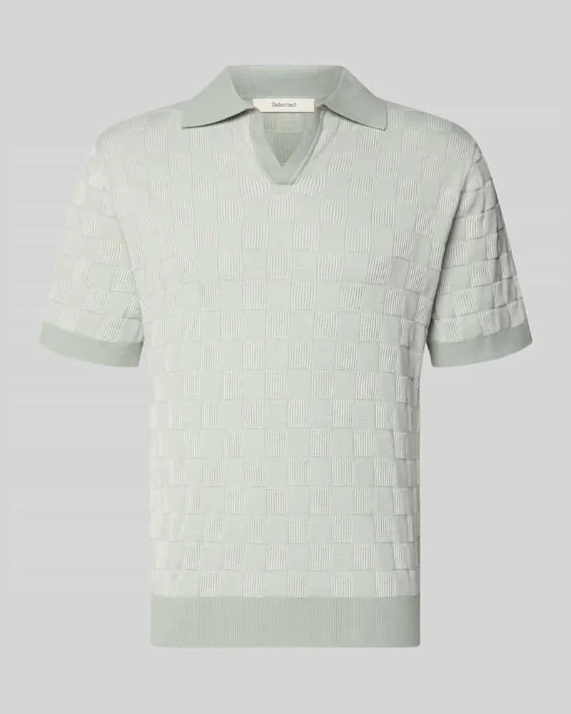 Selected Homme Relaxed Fit Poloshirt aus reiner Baumwolle Modell 'MILAS Lind