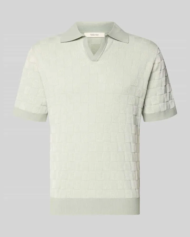 Selected Homme Relaxed Fit Poloshirt aus reiner Baumwolle Modell 'MILAS Lind