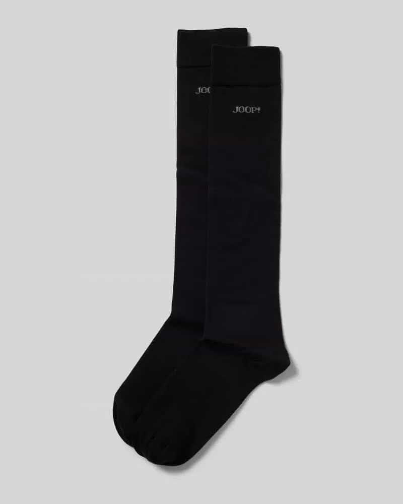 JOOP! Socken mit Label-Print im 2er-Pack Black