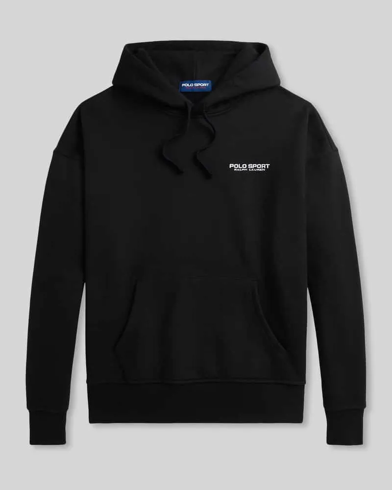 Ralph Lauren Relaxed Fit Hoodie aus Baumwoll-Mix Black
