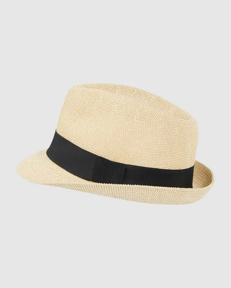 Müller Headwear Strohhut aus Papierstroh Beige