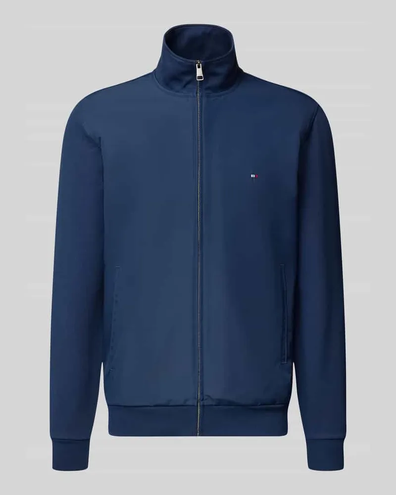 Tommy Hilfiger Regular Fit Blouson aus Baumwoll-Mix Marine