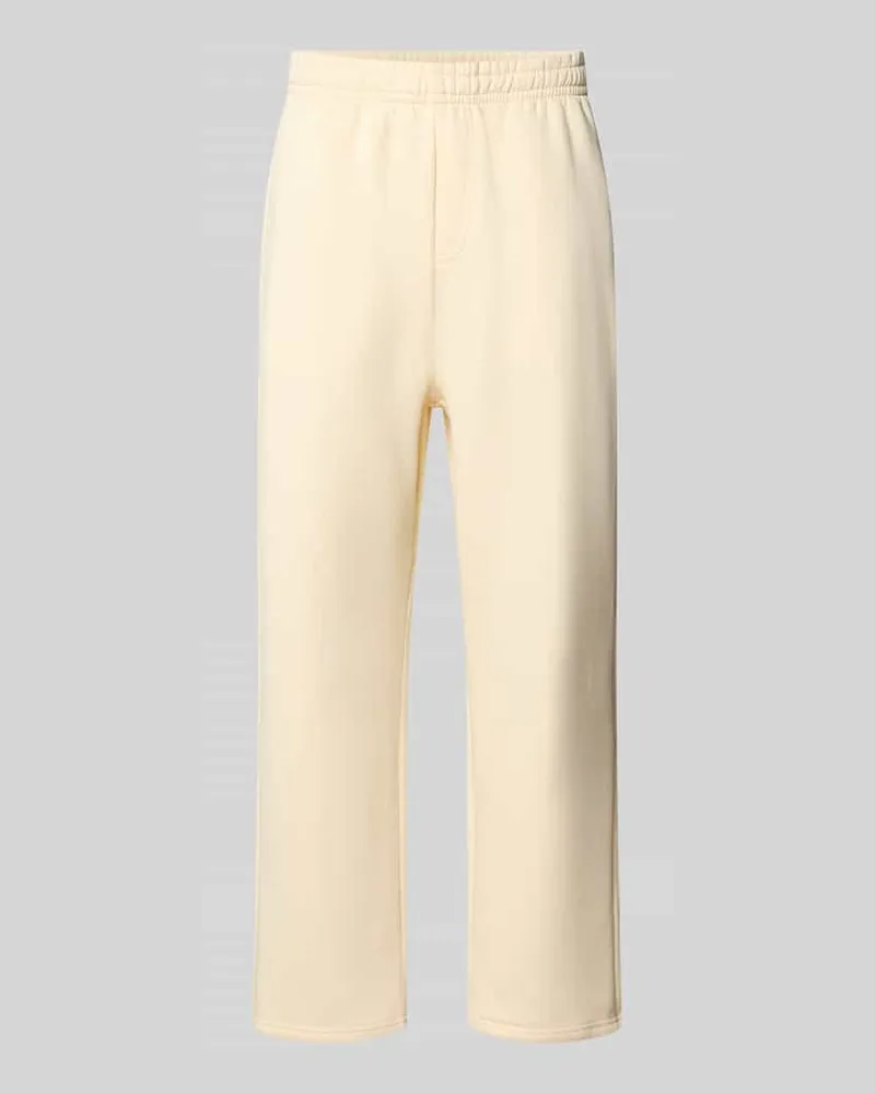 Urban Classics Straight Fit Sweatpants aus Baumwoll-Mix mit Eingrifftaschen Beige