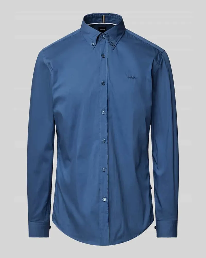 HUGO BOSS Slim Fit Business-Hemd mit Kentkragen Modell 'Roan 