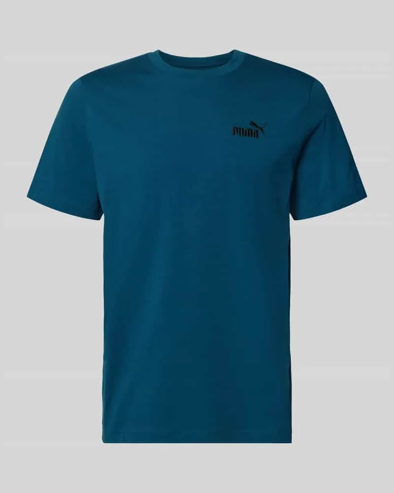 Puma Regular Fit T-Shirt mit Logo-Stitching Petrol