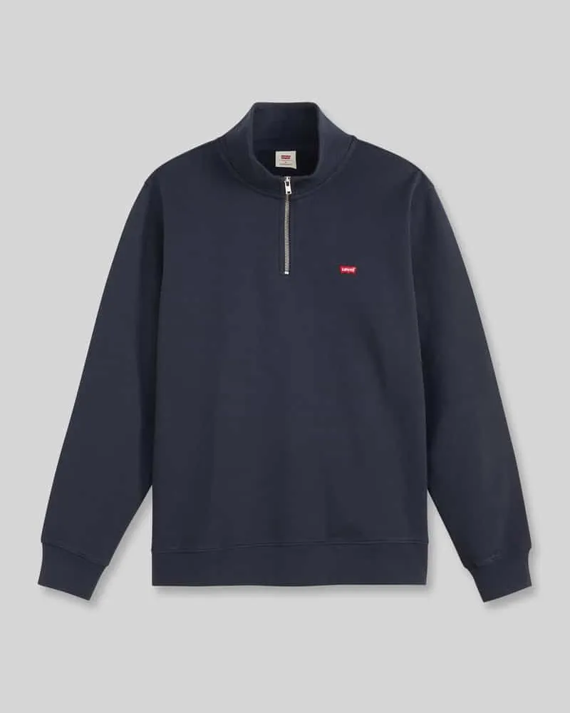 Levi's Relaxed Fit Troyer aus reiner Baumwolle Marine