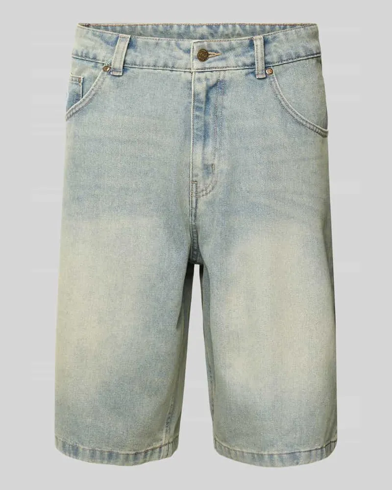 Karl Kani Baggy Fit Jeansshorts im 5-Pocket-Design Jeansblau