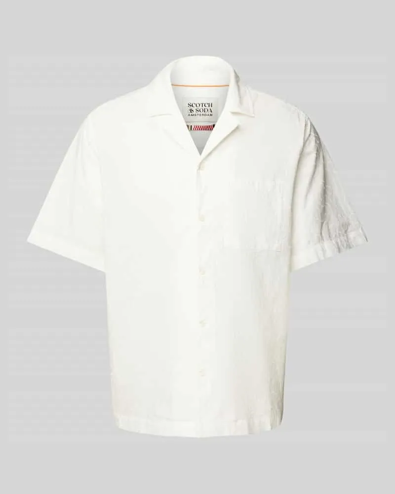 Scotch&Soda Freizeithemd mit Brusttasche Weiss