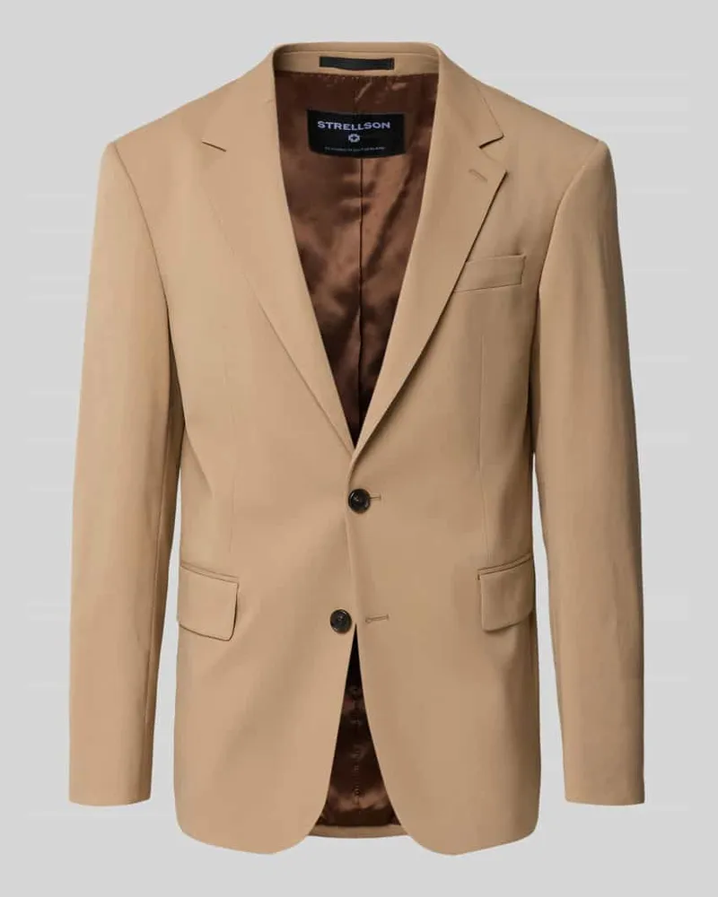 Strellson Regular Fit Anzugsakko mit Woll-Anteil Modell 'REECE Beige