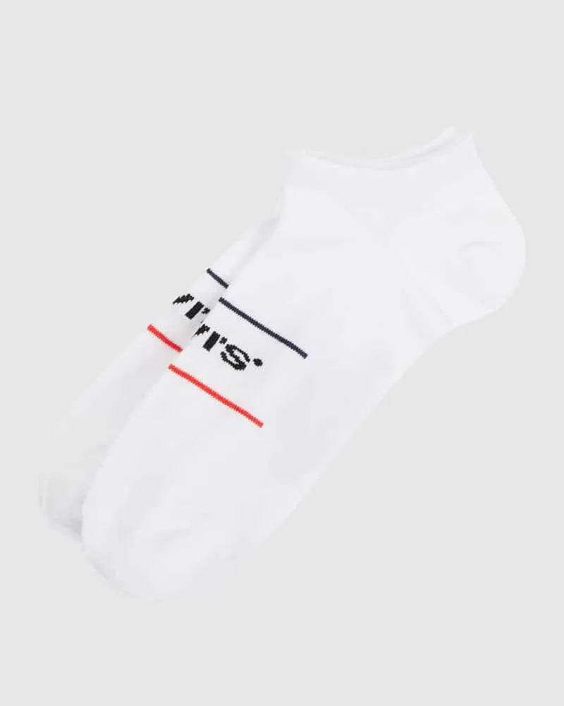 Levi's Sneakersocken mit Label-Detail Weiss