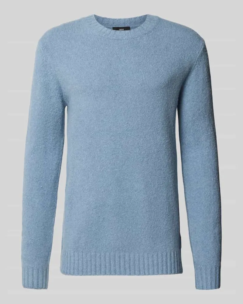 cinque Regular Fit Strickpullover mit Rundhalsausschnitt Modell 'CIZAC Hellblau