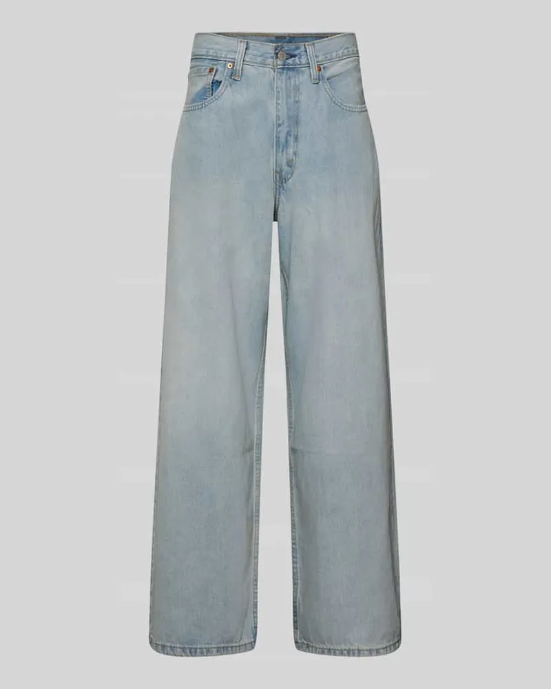 Levi's Baggy Jeans mit 5-Pocket-Design Hellblau