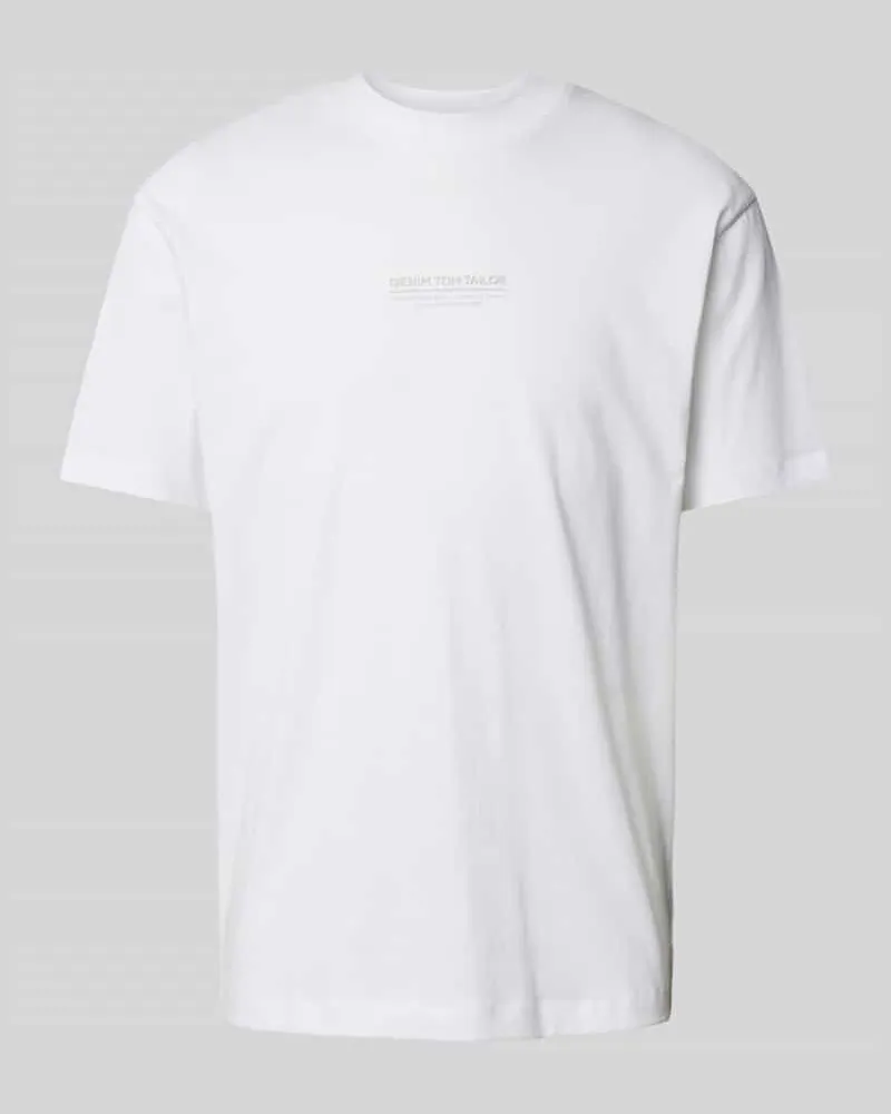 Tom Tailor Relaxed Fit T-Shirt aus reiner Baumwolle 
