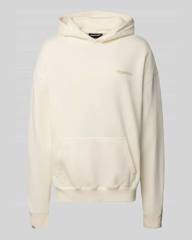 PEGADOR Oversized Hoodie mit Label-Print Modell 'Sequia 