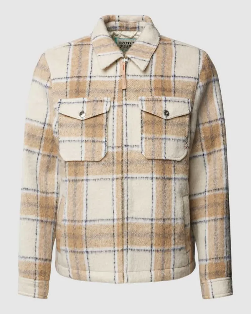 Scotch&Soda Overshirt mit Karomuster 