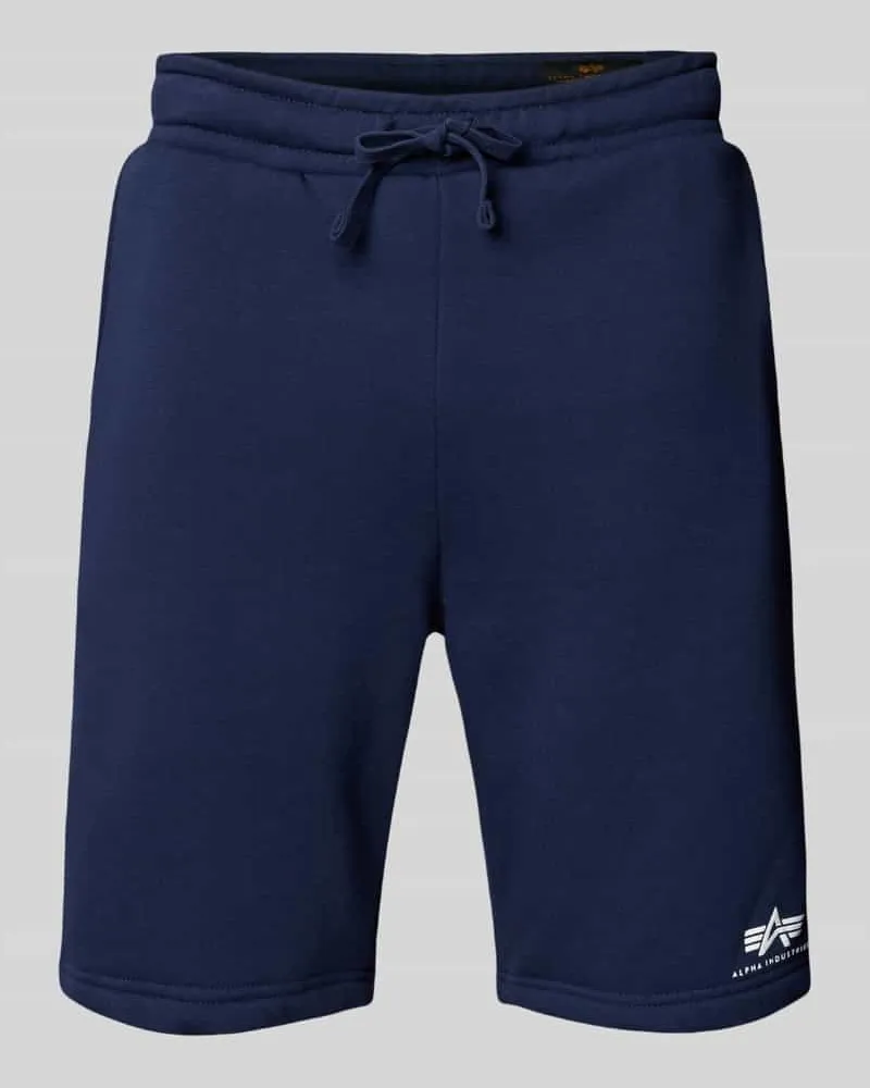 Alpha Industries Sweatshorts mit elastischem Bund und Tunnelzug 
