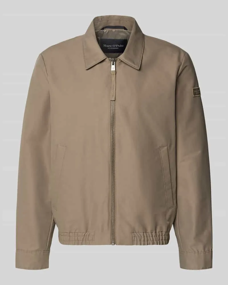 Marc O'Polo Regular Fit Blouson mit elastischem Bund Beige