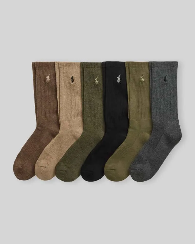 Ralph Lauren Socken mit Logo-Stitching im 6er-Pack Black