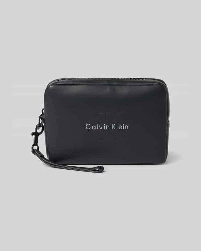 Calvin Klein Henkeltasche mit Label-Prägung Black